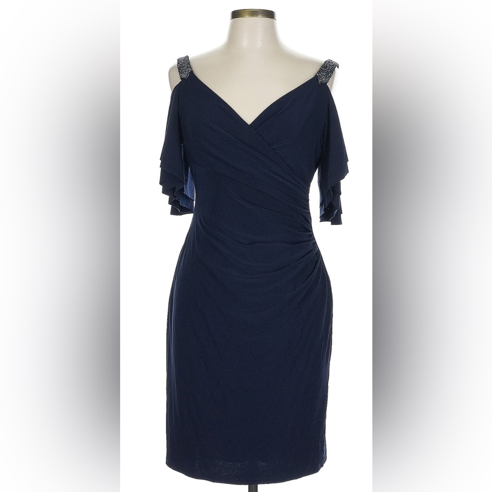 Elegant Navy Blue Dress